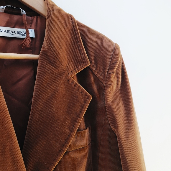 Marina Rinaldi Brown Corduroy Jacket - Picture 12 of 16